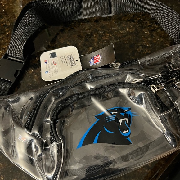 Carolina Panthers Clear Fanny Pack - Picture 1 of 6